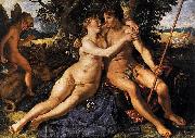 Venus and Adonis. Hendrick Goltzius